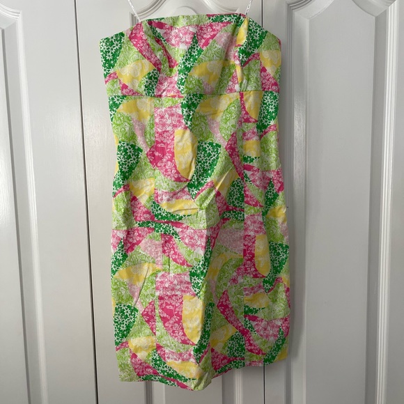 Vintage Lilly Pulitzer Strapless Dress